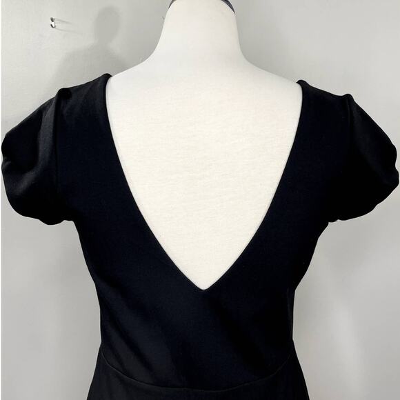 Urban Outfitters Size 6 Skater Dress NEW Coquette Whimsigoth Dark Fairy Black - Picture 13 of 16